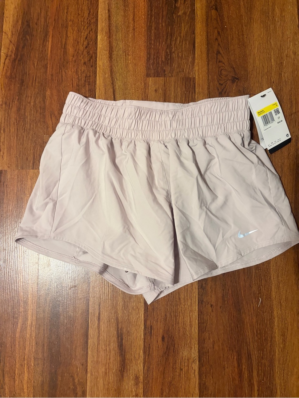 Nike Women's Pale Pink Athletic Shorts